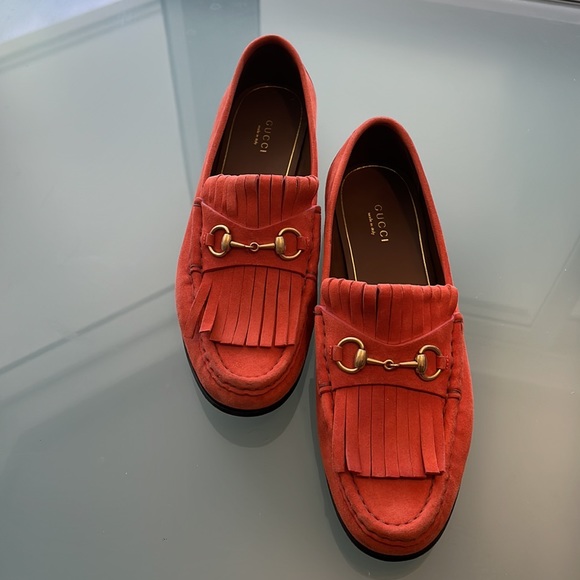 Woman’s Gucci shoes size 10 orange - Picture 9 of 11